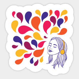 Musical Euphoria Sticker